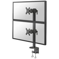 Neomounts FPMA-D960DVBLACKPLUS 2-voudig Monitor-tafelbeugel 43,2 cm (17) - 124,5 cm (49) Zwenkbaar, Roteerbaar, Kantelbaar Zwart - thumbnail