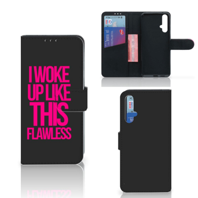 Honor 20 Hoesje met naam Woke Up - Origineel Cadeau Zelf Maken Honor 20 Hoesje met naam Woke Up - Origineel Cadeau Zelf Maken