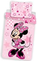 Disney Minnie Mouse Dekbedovertrek Glow in the Dark - 140 x 200 cm - Katoen - 70 x 90 cm - thumbnail