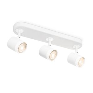 Light depot - LED opbouwspot Manu 3 lichts - 39 cm - wit - Outlet