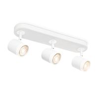 Light depot - LED opbouwspot Manu 3 lichts - 39 cm - wit - Outlet - thumbnail