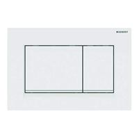 Geberit, Sigma30 115.883.11.1 Bedieningsplaat voor 2 hoeveelheden spoeling wit mat 115883111