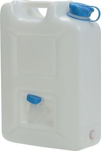 Hunersdorff Waterjerrycan | 22 l HD-PE stapelbaar, met uitloopkraan | H495xB350xD165mm | 1 stuk - 816700 816700