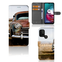 Motorola Moto G10 | G20 | G30 Telefoonhoesje met foto Vintage Auto - thumbnail