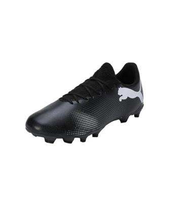 PUMA Future 7 Play Fg/Ag voetbalschoen voor heren, Puma Zwart Puma Wit, 43 EU