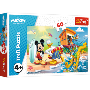 Mickey Mouse Puzzel - Beach