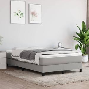 Boxspring met matras stof lichtgrijs 120x200 cm SKU: V3144061