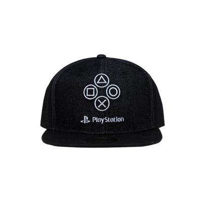 Sony PlayStation Snapback Cap Denim Symbols