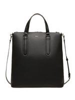 Bally sac cabas en cuir à logo imprimé - Noir