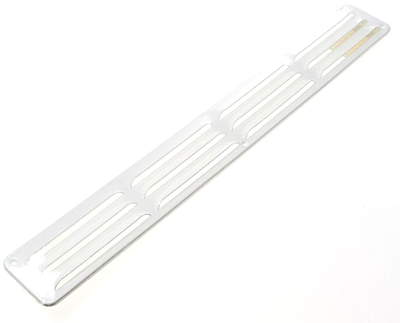 Aluminium Schoepenrooster Opbouw 650 X 65mm - Wit (1-6506w) Aluminium Schoepenrooster Opbouw 650 X 65mm - Wit (1-6506w)