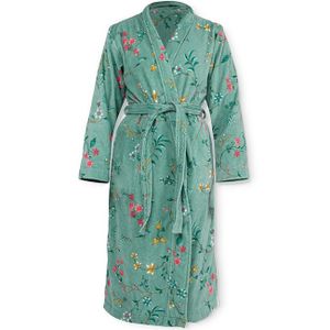 Pip Studio Badjas Les Fleurs Groen-Maat: XS