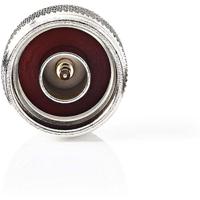 Nedis SMA Adapter - SMA-stekker - N-stekker - verguld - 50 Ohm - recht - koper - goud/zilver - 2 stuks - doos