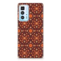 Motorola Edge 20 Pro TPU bumper Batik Brown