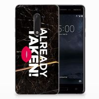 Nokia 5 Siliconen hoesje met naam Already Taken Black