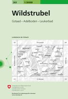 Wandelkaart - Topografische kaart 263 Wildstrubel | Swisstopo - thumbnail