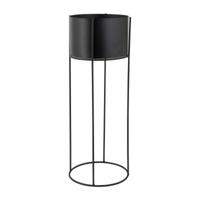 Plantenbak op voet - metaal - ⌀19x51 cm