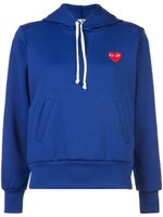 Comme Des Garçons Play sweat à capuche à logo - Bleu - thumbnail