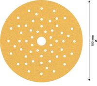 Bosch Accessoires Expert C470 schuurpapier voor excenterschuurmachines 150 mm, multigaten, K100 5-delig - 2608901105 - thumbnail