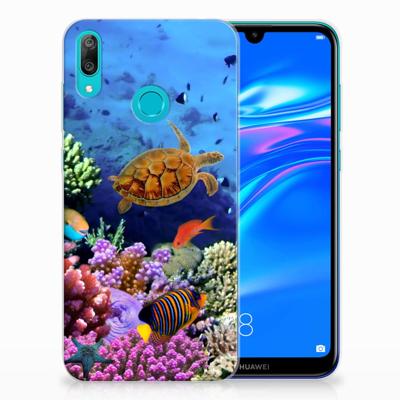 Huawei Y7 2019 TPU Hoesje Vissen