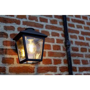 Lutec ZAGO 5294502012 Buitenlamp (wand) E27 Zwart