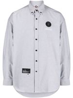 AAPE BY *A BATHING APE® chemise en coton à patch logo - Gris