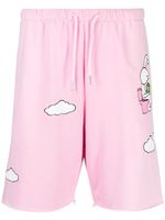 Natasha Zinko short de sport Bunny and Clouds - Rose - thumbnail