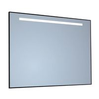 Spiegel Sanicare Q-Mirrors 80x70 cm Vierkant Met Aan De Bovenkant LED Warm White, Omlijsting Aluminium incl. ophangmateriaal Sanicare - thumbnail