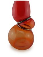 Vanessa Mitrani vase Double Ring en verre - Rouge