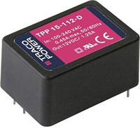 TracoPower TPP 15-109-D AC/DC-printvoeding 1670mA 15W +9.0 V/DC