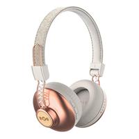 House of Marley Positive Vibration 2 Bt, Draadloze Bluetooth On-Ear Hoofdtelefoon, Geluidsisolatie, Premium Geluid, Microfoon, Opladen Via Usb, 10 Uur Batterijduur, Copper