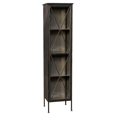 PTMD Kast Simple metaal 1 deur met kruis 490 X 420 X 2000