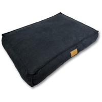 Topmast Velours Soft Serie - Hondenkussen - Zwart - Maat M - 76 x 56 cm - Hondenbed - Hondenkussens - Honden Ligbed