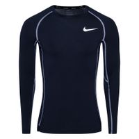 Nike Pro Top Dri-FIT - Navy/Paars Lange Mouwen