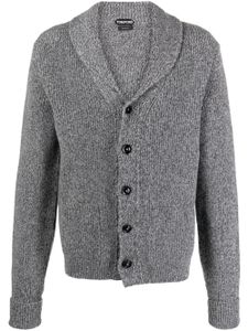 TOM FORD cardigan en cachemire à boutonnière - Gris