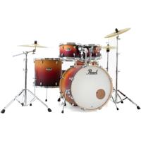 Pearl EXL725SBR/C218 Export Lacquer Ember Dawn 5d. drumstel fusion/rock