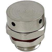 TRU COMPONENTS HX-BF-M12 drukcompensatie-element M12 messing (vernikkeld) messing 1 st.