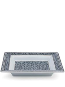 Versace assiette creuse La Greca Signature en porcelaine - Noir