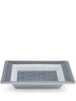 Versace assiette creuse La Greca Signature en porcelaine - Noir - thumbnail