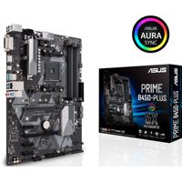Asus Prime B450-Plus Moederbord Socket AMD AM4 Vormfactor ATX Moederbord chipset AMD® B450