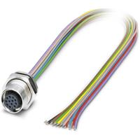 Phoenix Contact 1419713 Sensor/actuator inbouwconnector M12 Aantal polen: 12 Bus, inbouw 0.50 m 1 stuk(s) - thumbnail