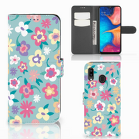 Samsung Galaxy A30 Hoesje Flower Power - thumbnail