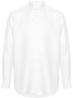 Brioni chemise à col italien - Blanc