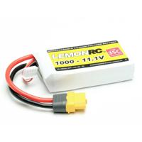 LemonRC LiPo accupack 11.1 V 1000 mAh Aantal cellen: 3 35 C Softcase XT60 - thumbnail