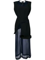 Comme Des Garçons Pre-Owned 1997 layered sheer dress - Bleu