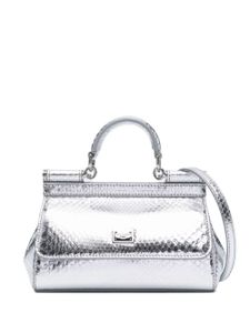 Dolce & Gabbana petit sac à main Sicily - Argent