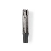 Nedis XLR-Connector | Female | Solderen | 7.0 mm | Zilver | 25 Stuks | 1 stuks - CAVC15902ME CAVC15902ME