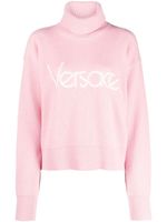 Versace hoodie Re-Edition 1979 à logo brodé - Rose