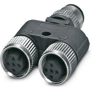 Phoenix Contact 1527618 Sensor/actuator verdeler en adapter M12 Aantal polen: 4 Adapter, Y-vorm 5 stuk(s)