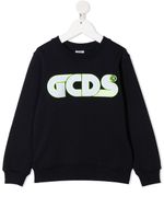 Gcds Kids sweat à logo brodé - Bleu