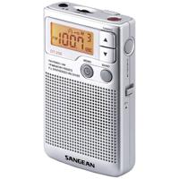 Sangean Pocket 250 Zakradio VHF (FM), Middengolf Zilver - thumbnail